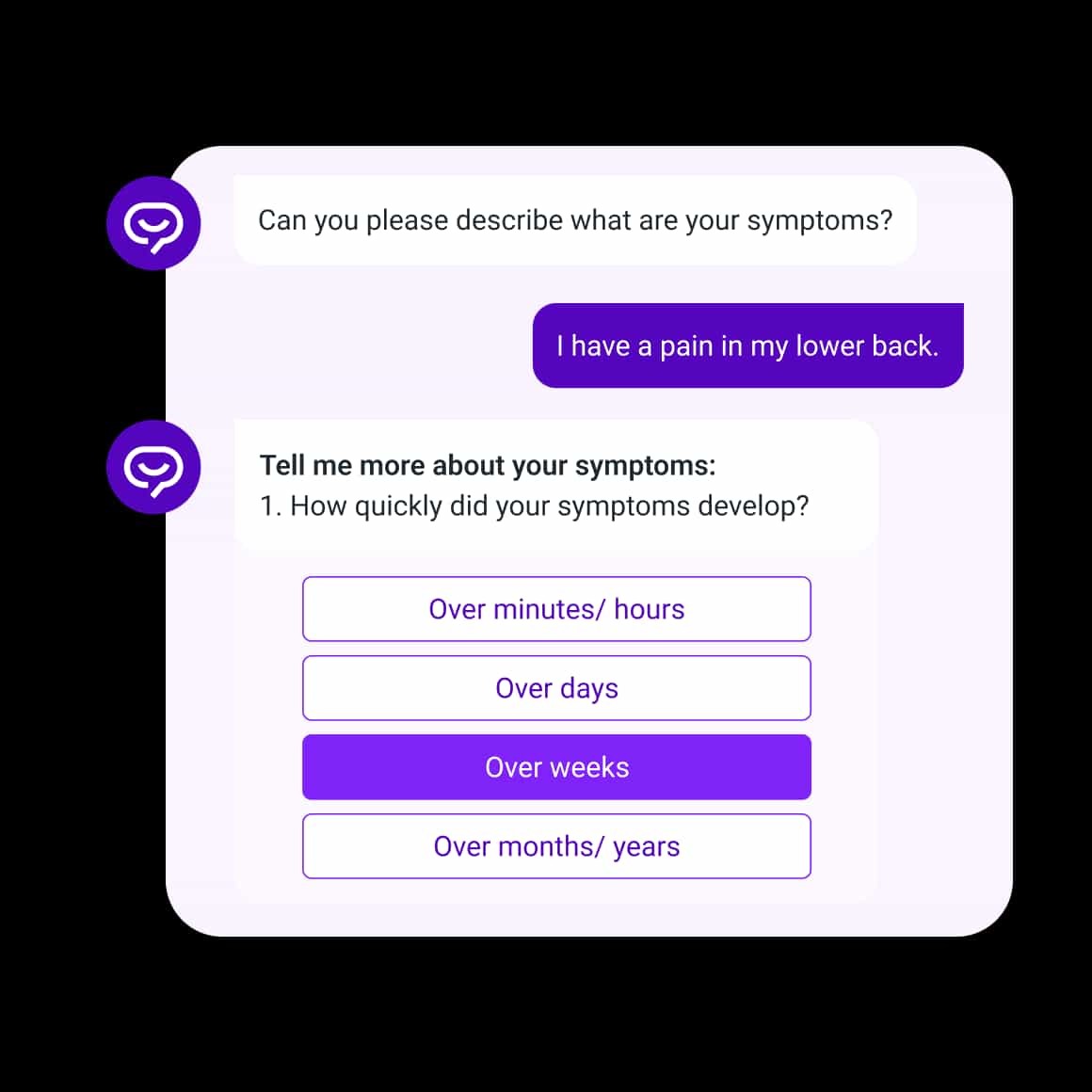 Before Patient Journey Chatbubbles