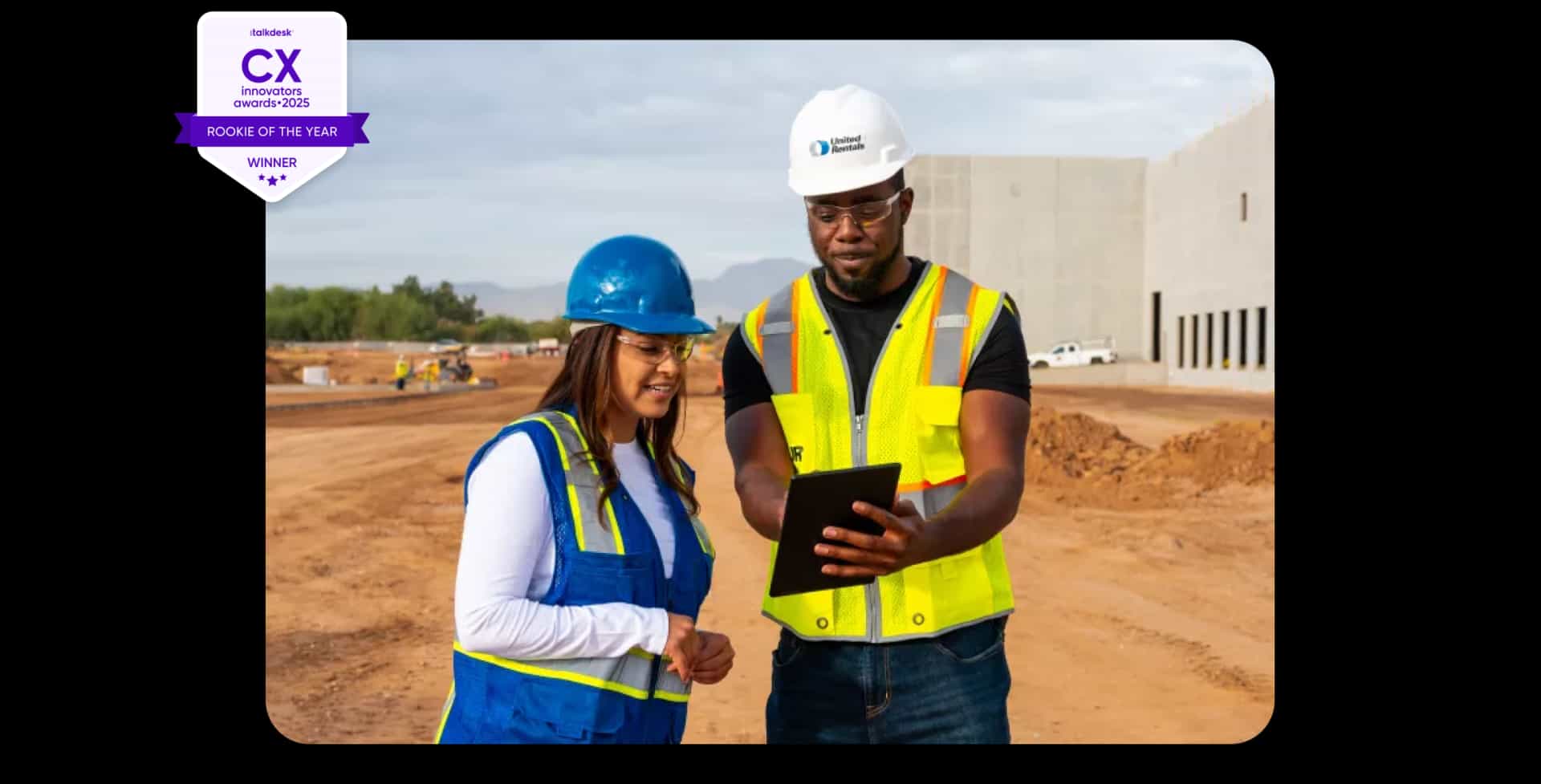 Hero United Rentals Winner Innovator Badge