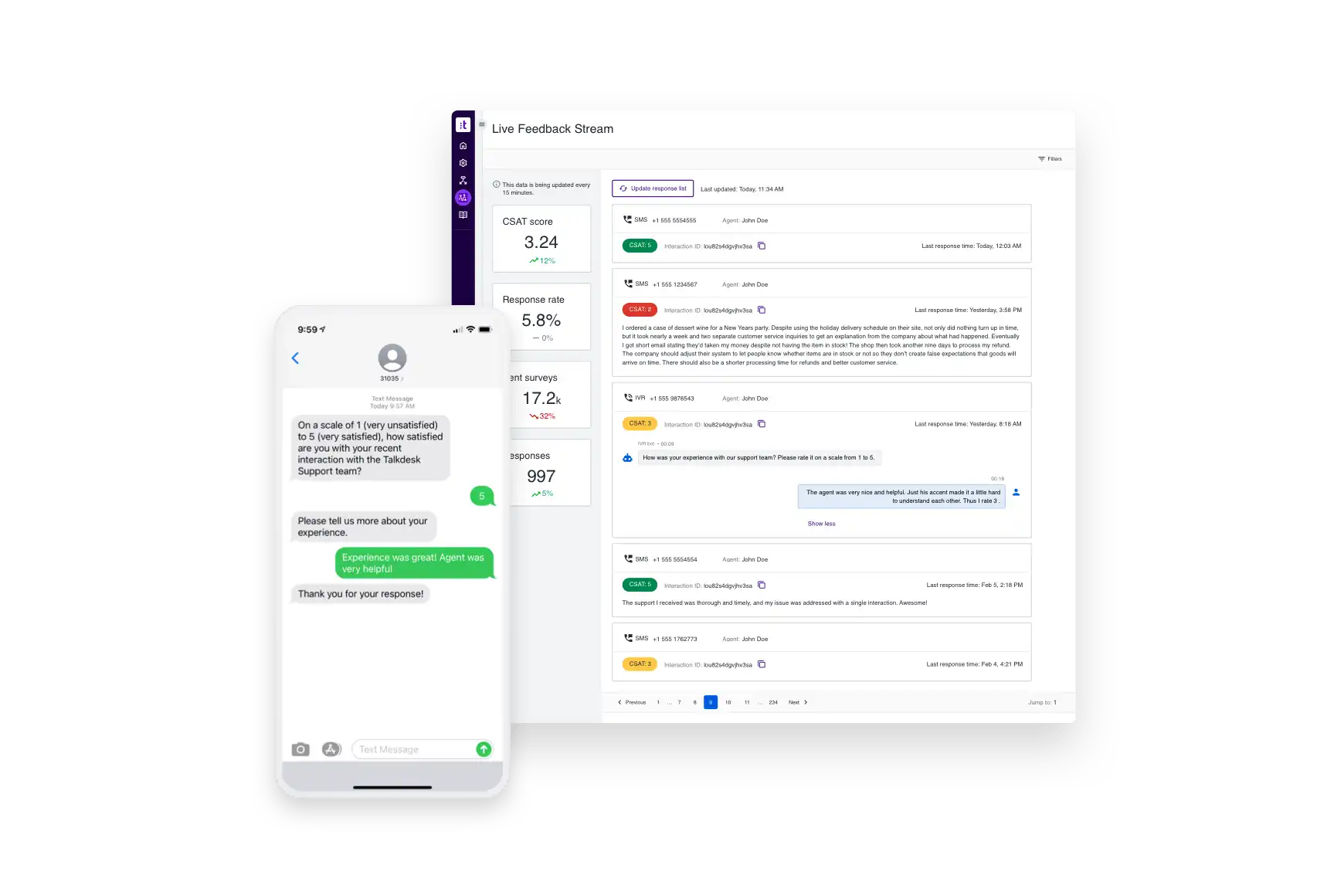 Talkdesk Feedback Put Voice Customer Heart Contact Center