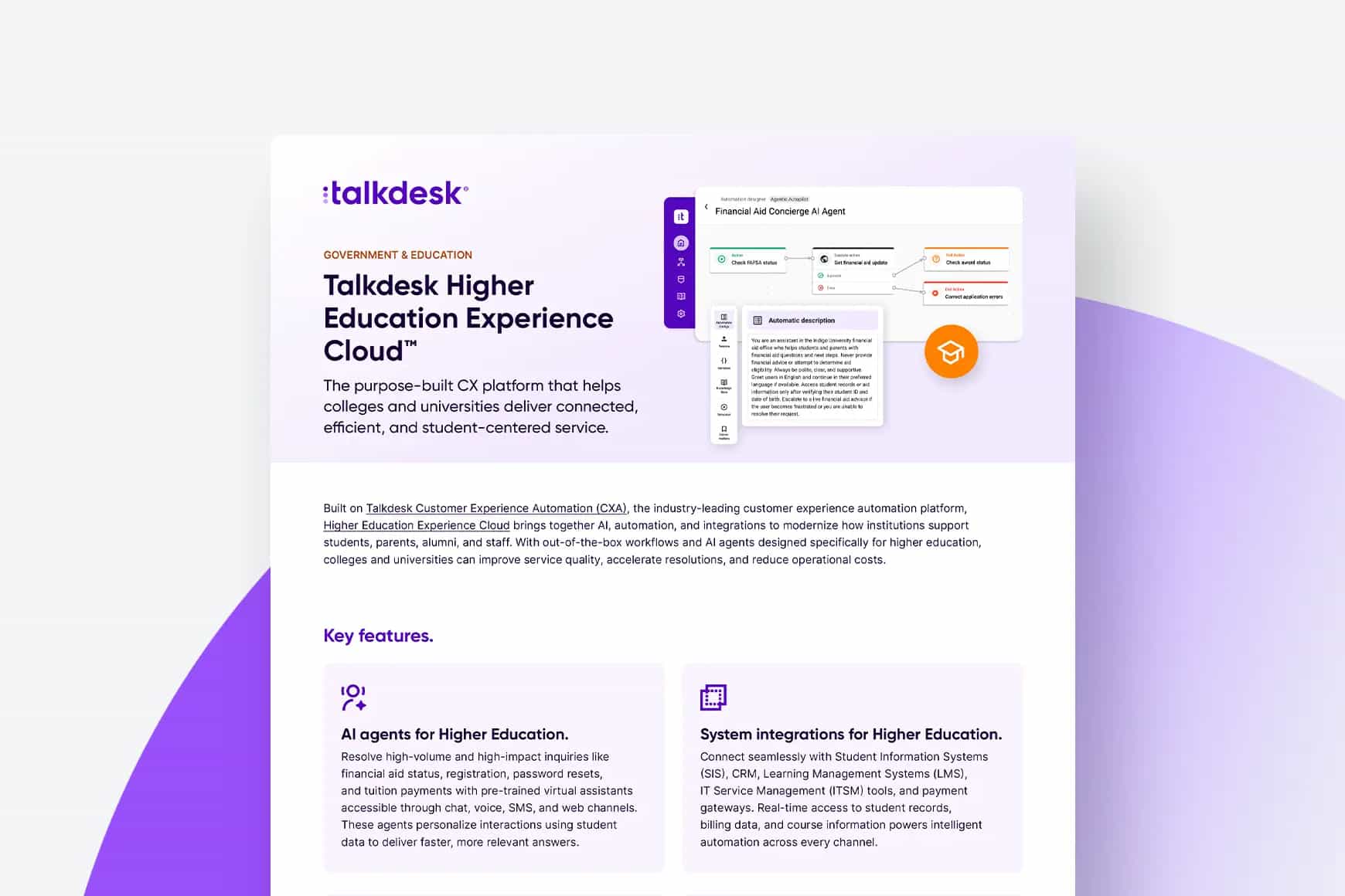 Higher Education Experience Cloud Datasheet