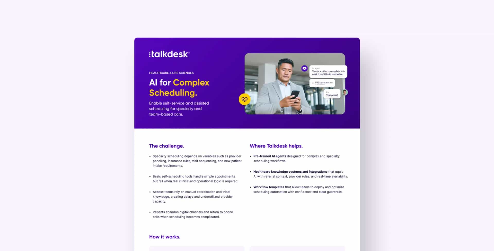 IA para entornos de programación de citas complejos