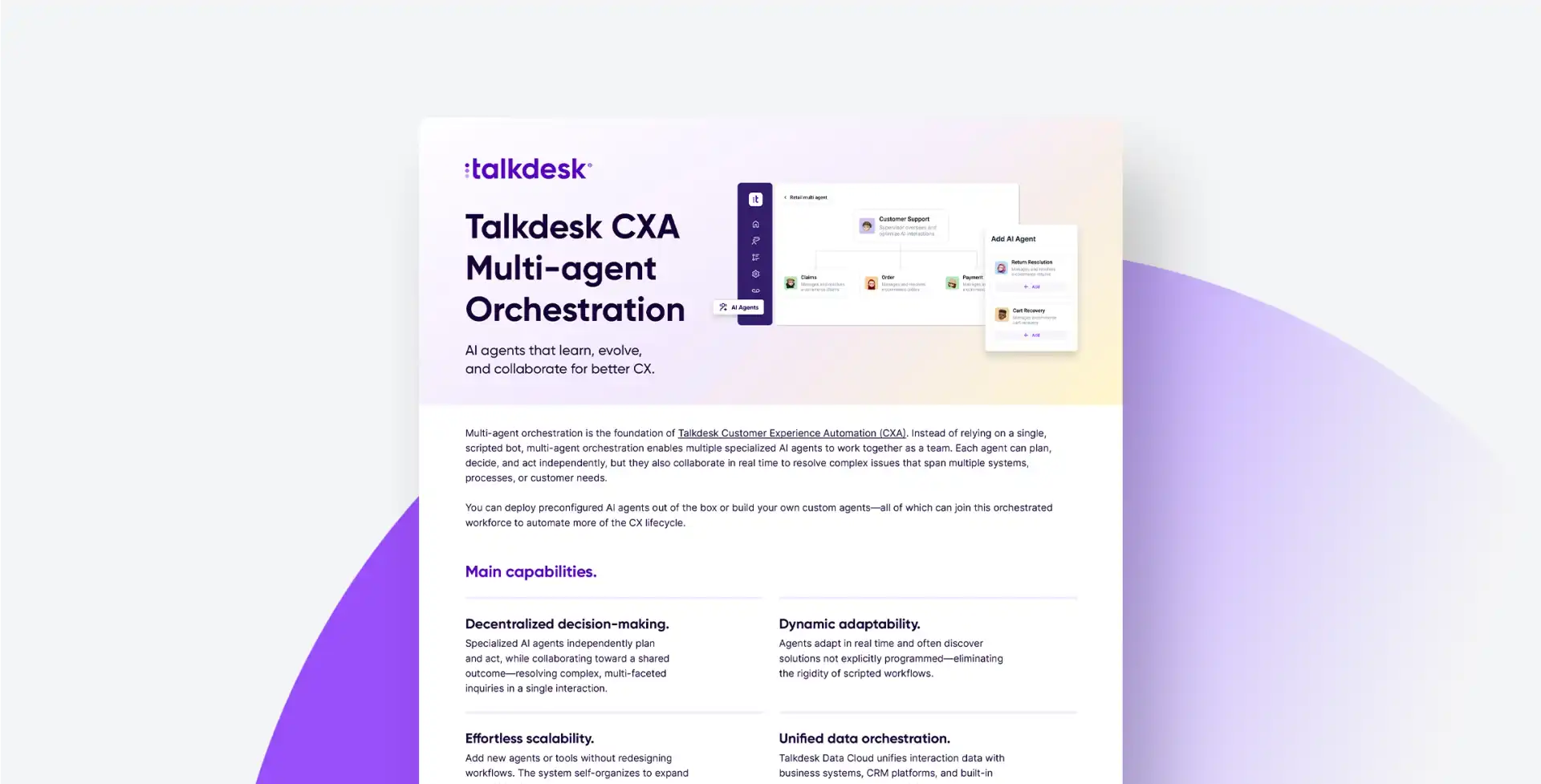 Multi Agent Orchestration Update