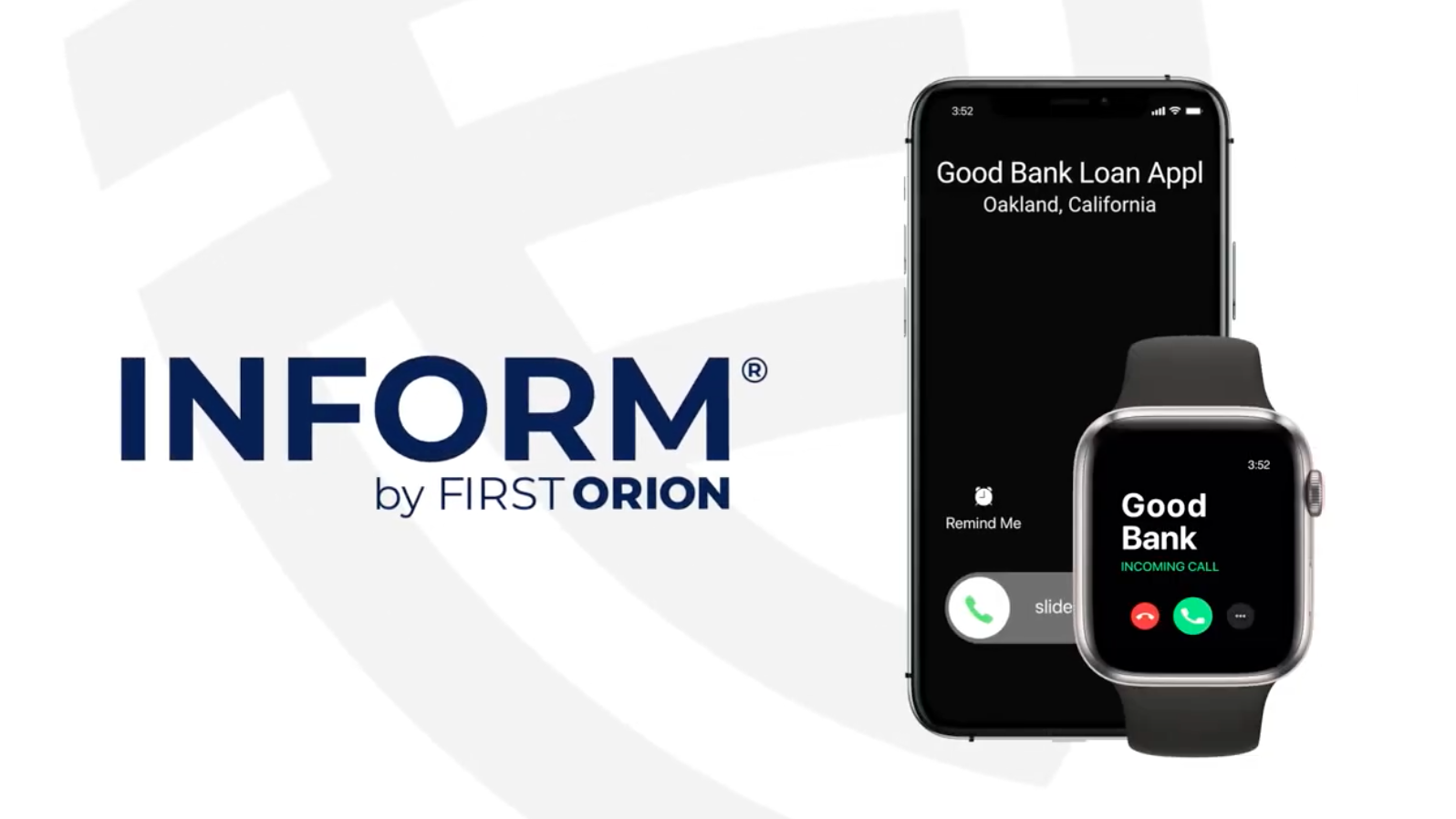 INFORM Branded Caller ID from First Orion